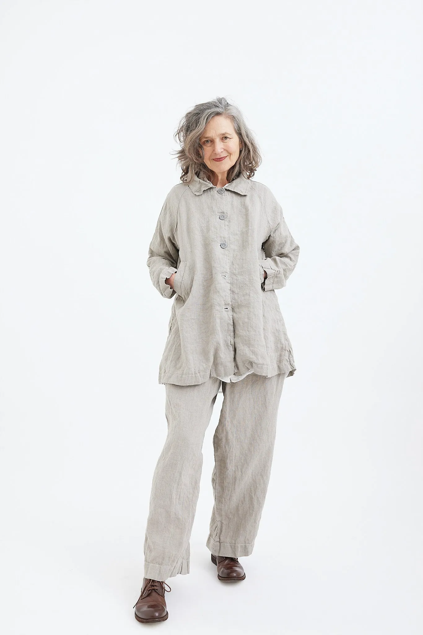 Metta - Garden Coat - Light Linen