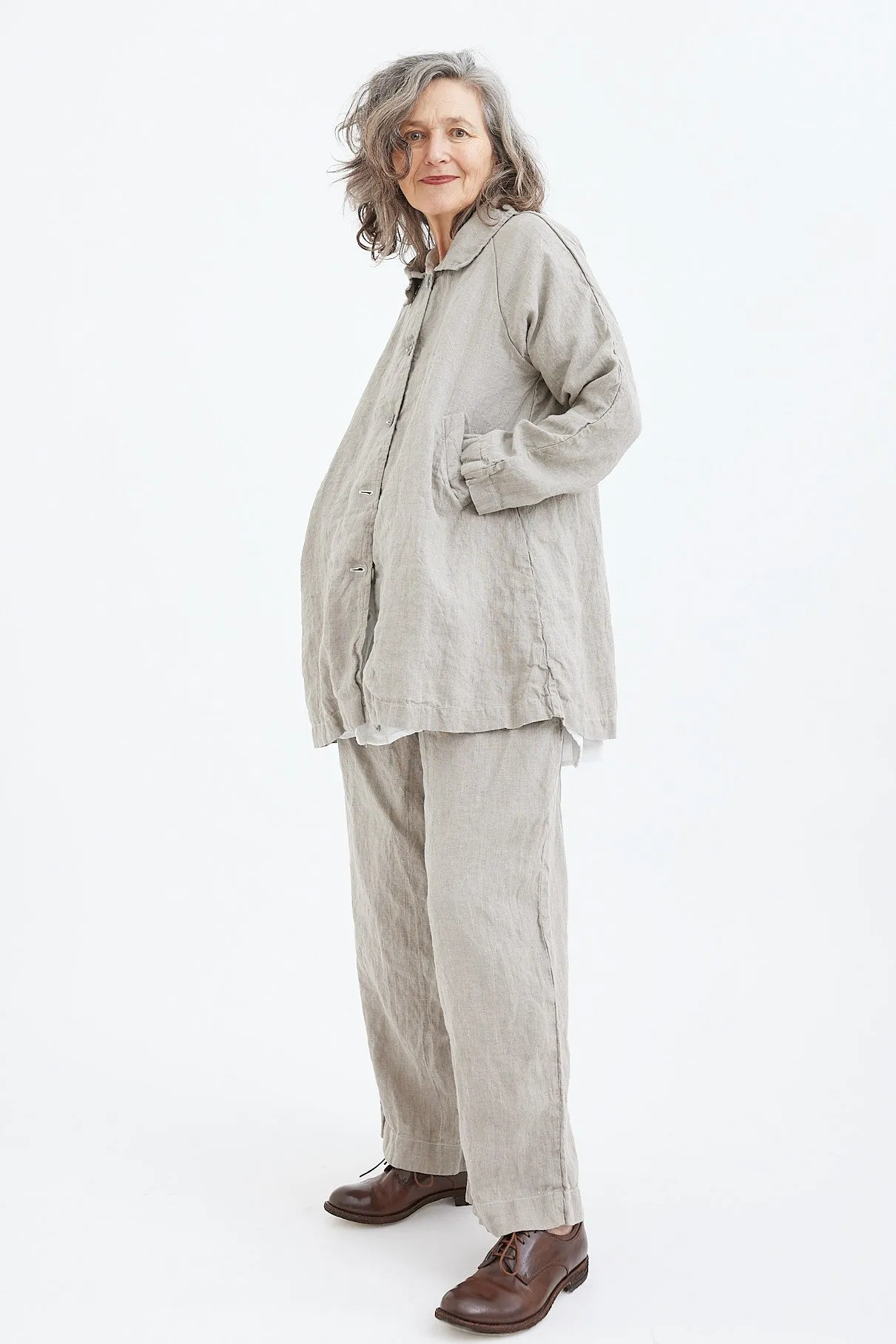 Metta - Garden Coat - Light Linen