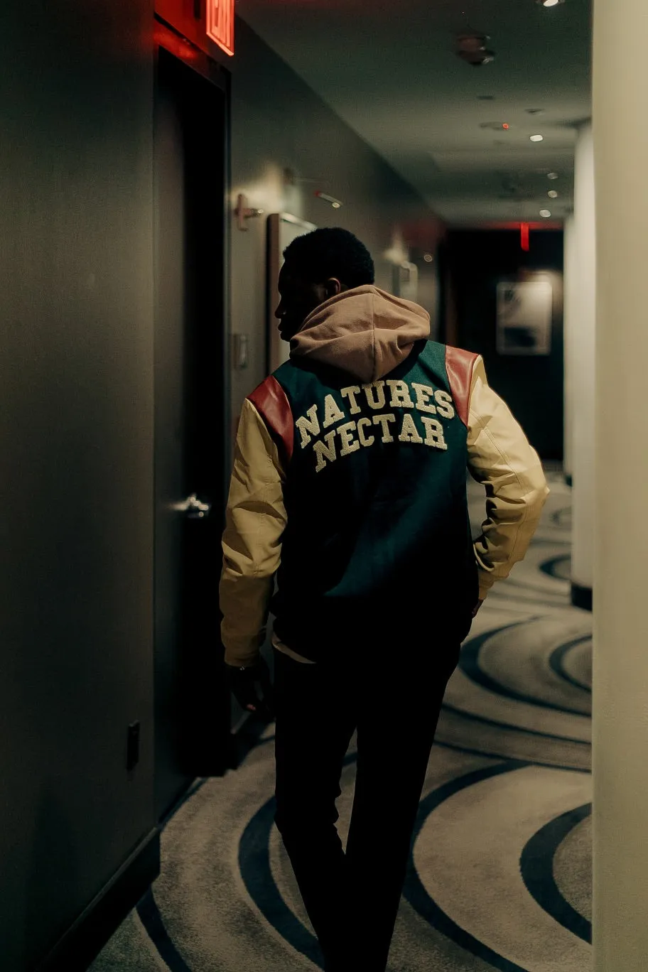 NECTAR VARSITY JACKET FOREST