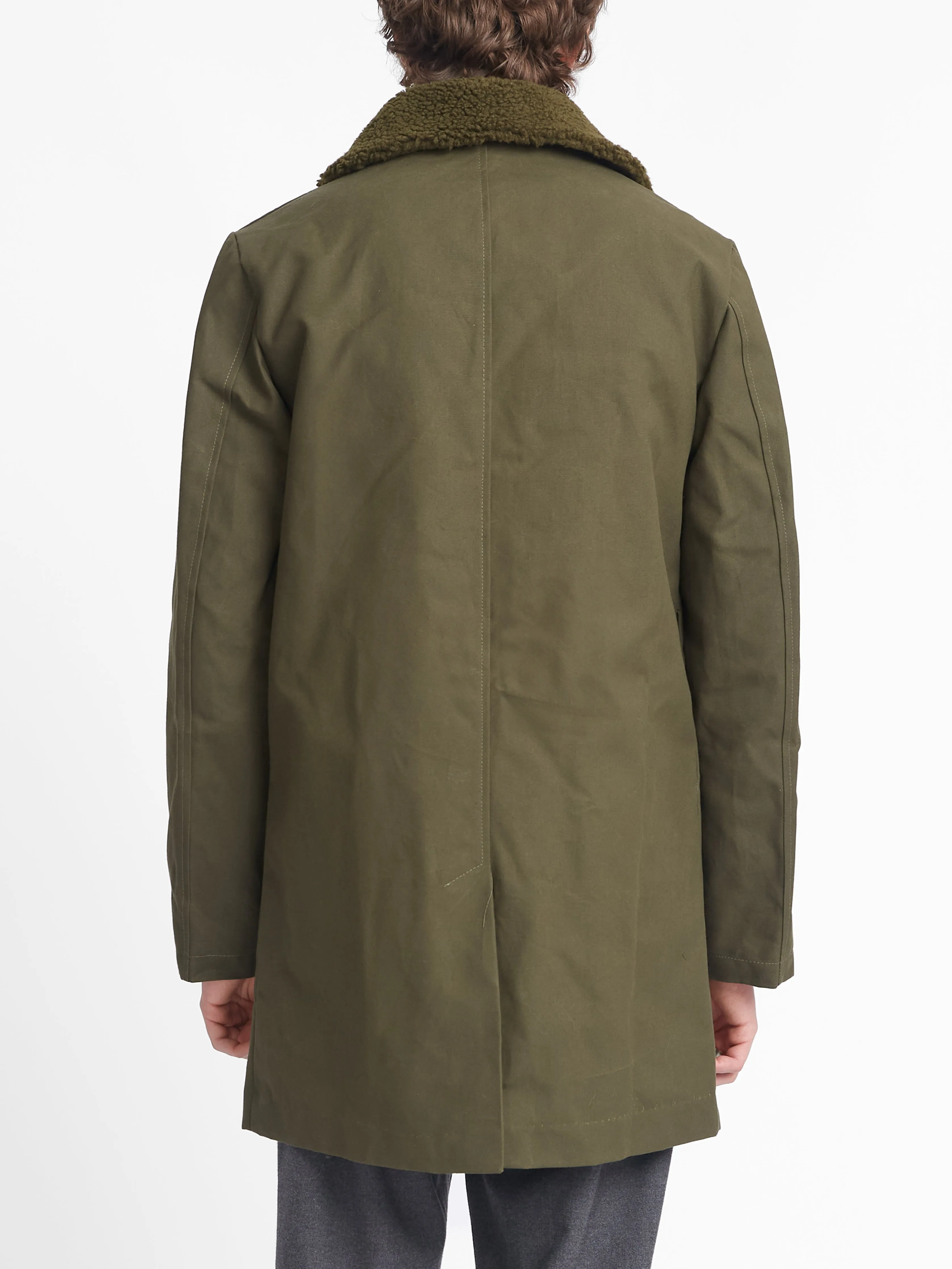 Newington Coat Barwell Canvas Green