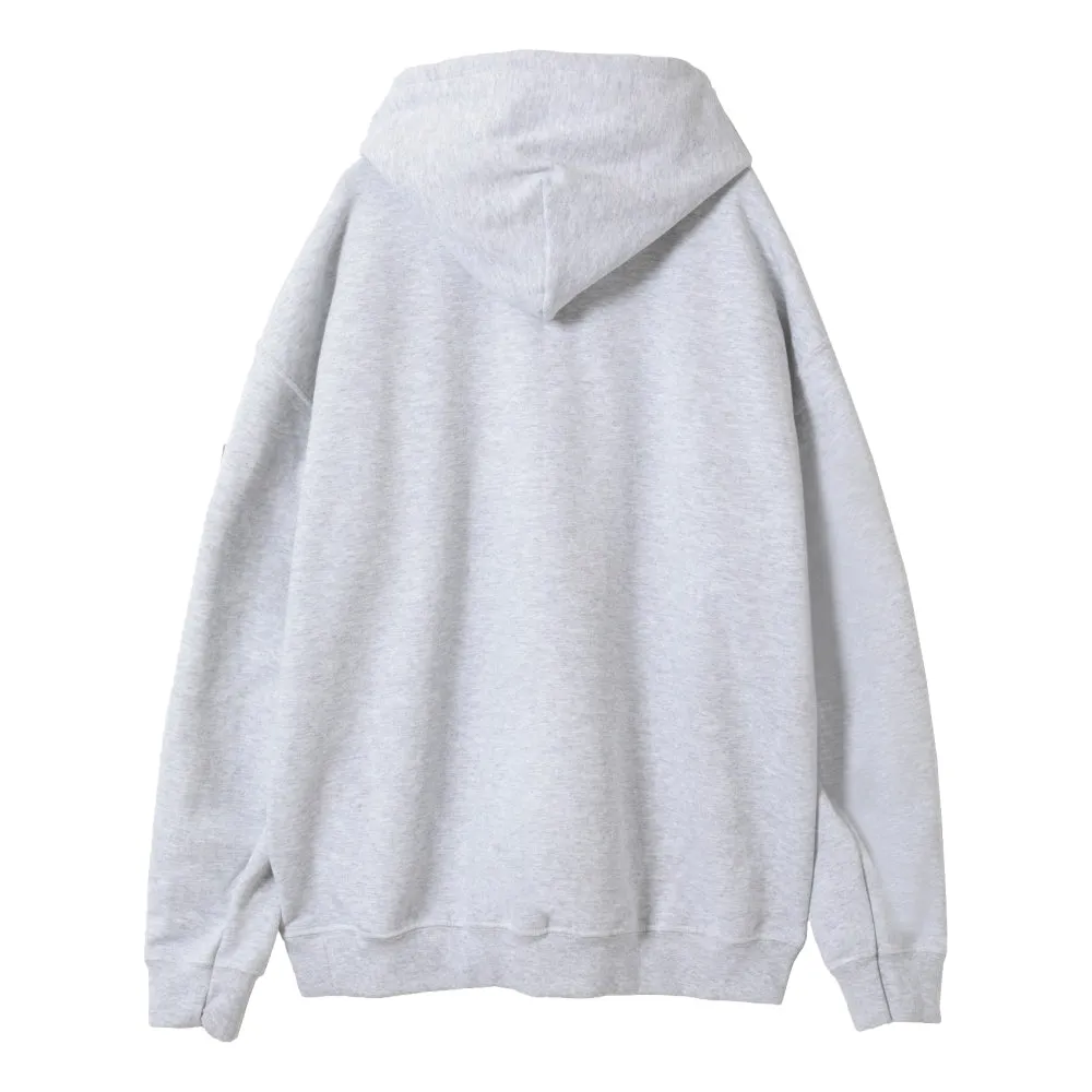 N.HOOLYWOOD LOGO PATCH HOODIE-WHITE