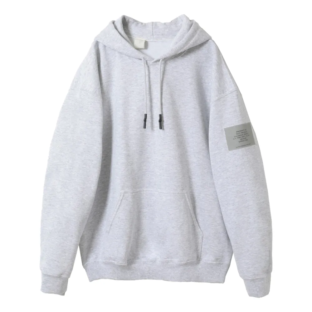 N.HOOLYWOOD LOGO PATCH HOODIE-WHITE