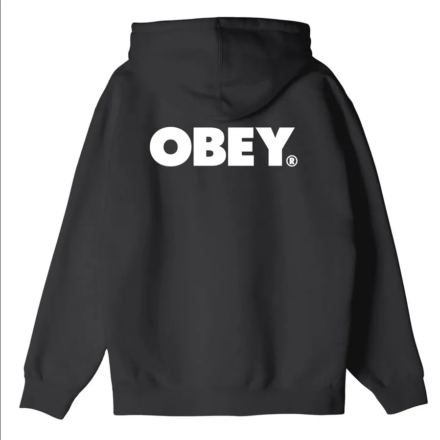 Obey men's hoodie and full zip Bold Zip 112852349 black