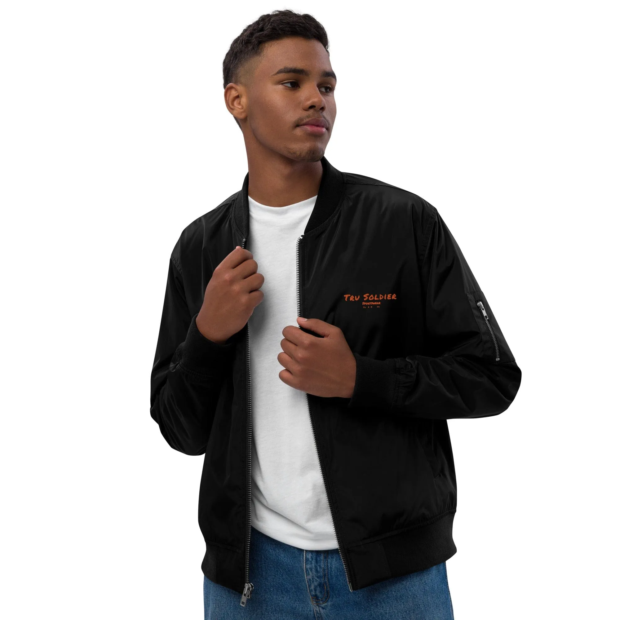 Premium recycled bomber jacket