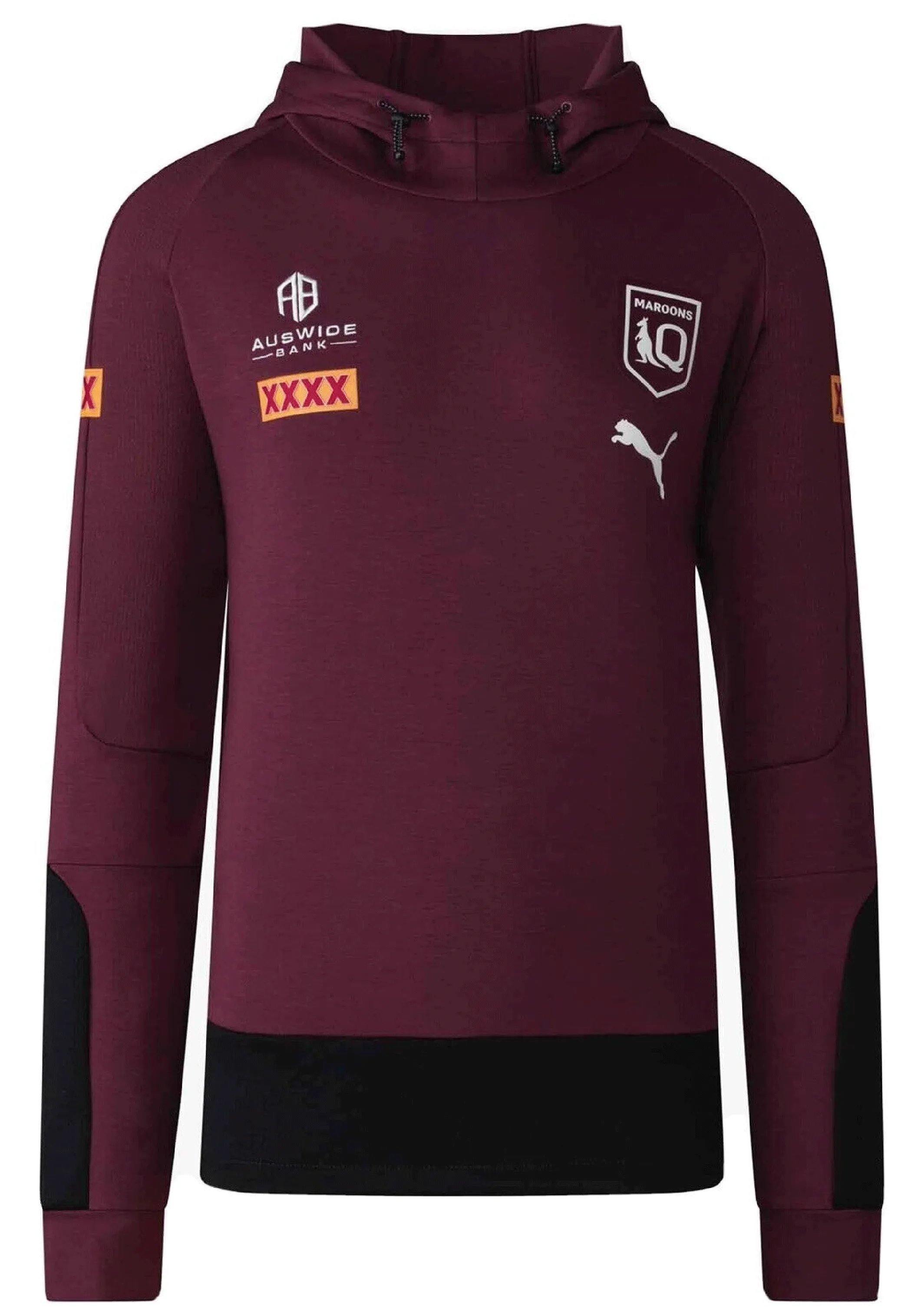 Puma Mens QLD Maroons Team Hoodie <br> 768299 01