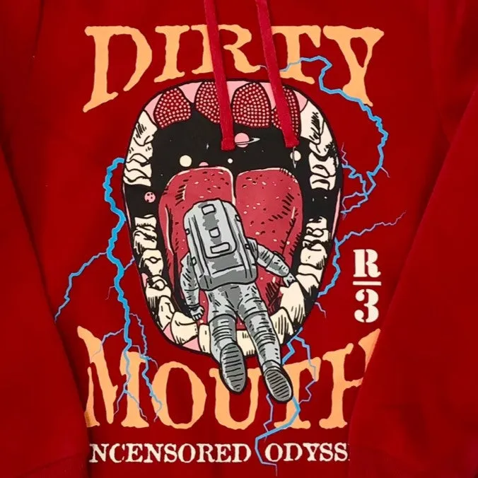 REBEL MINDS Dirty Mouth Graphic Pullover Hoodie