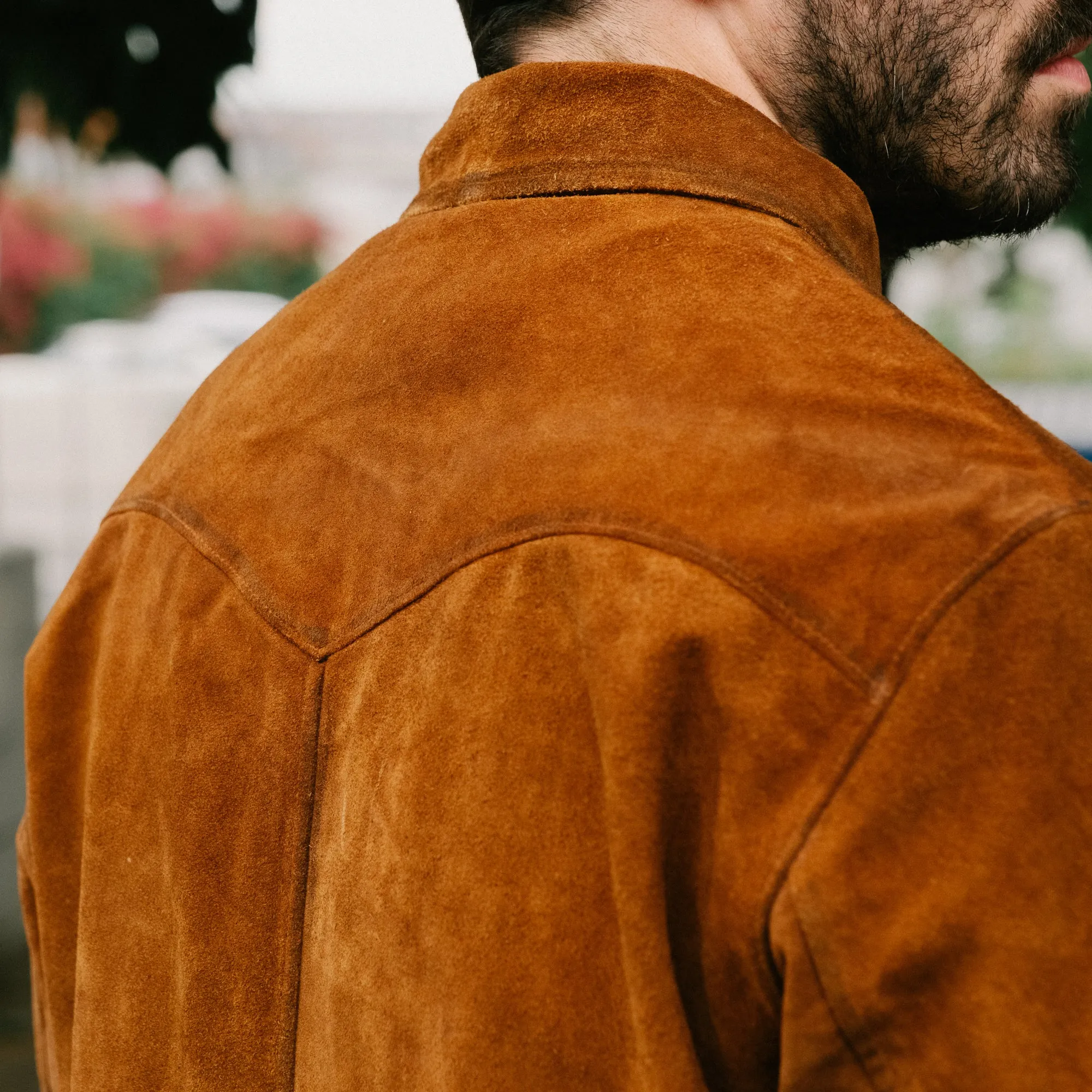 Roughout Suede Alston Jacket Brown