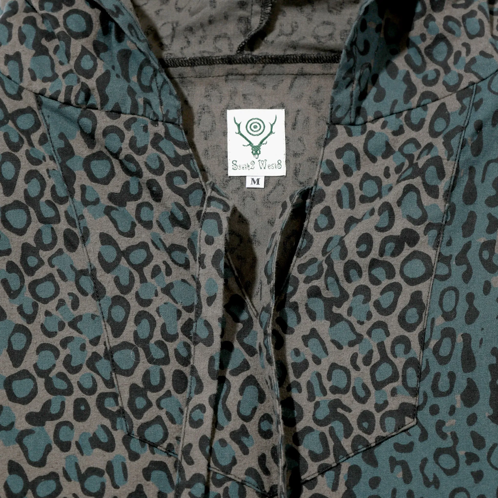 South2 West8 Mexican Parka - Leopard Flannel Pt.