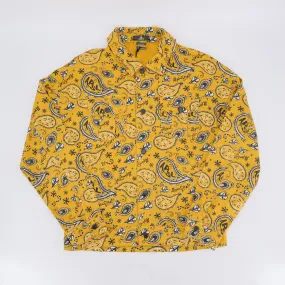 STAN PRINTED TRUCKER JACKET YELLOW