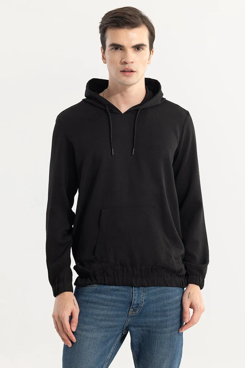 Stasia Black Hoodie