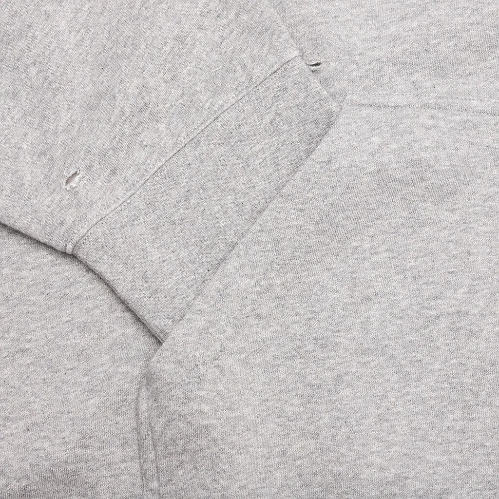 Studio Destroyed Hoodie - Heather Grey