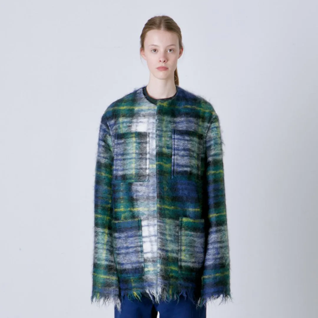 TARTAN GREEN COAT