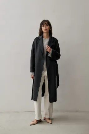 THE CLASSIC COAT - CHARCOAL