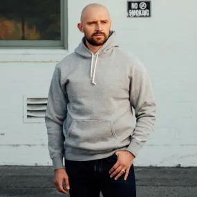 The Flat Head Sweatshirt Hoodie Brushed Lining Gray