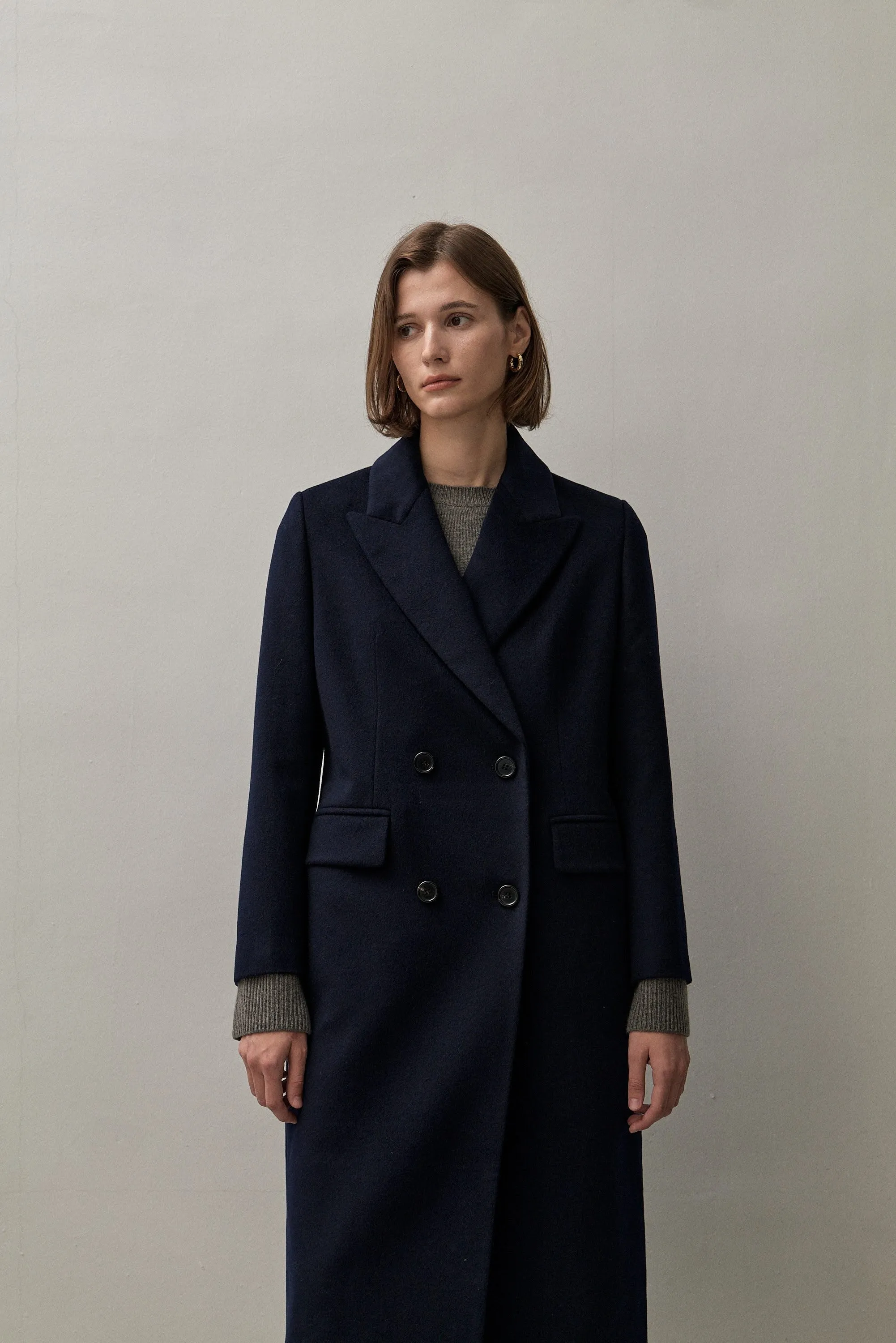 THE NEW YORK COAT- NAVY