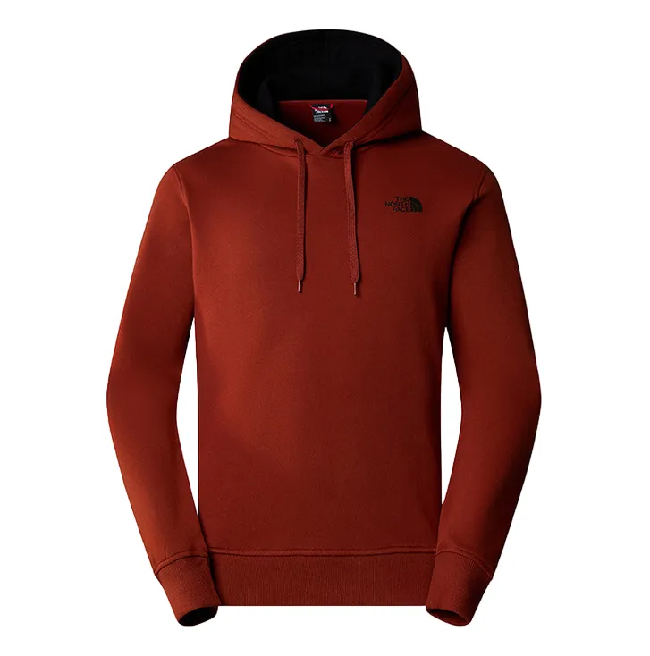 The North Face men's Seasonal Drew Peak hoodie NF0A2TUVUBC1 brandy brown