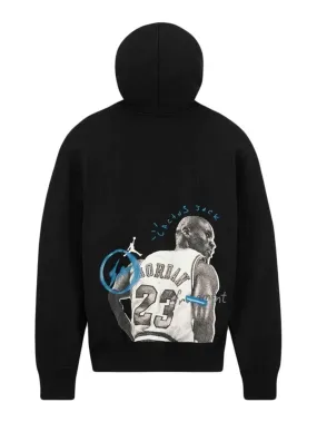 Travis Scott X Jordan X Fragment Hoodie Black [SS21]