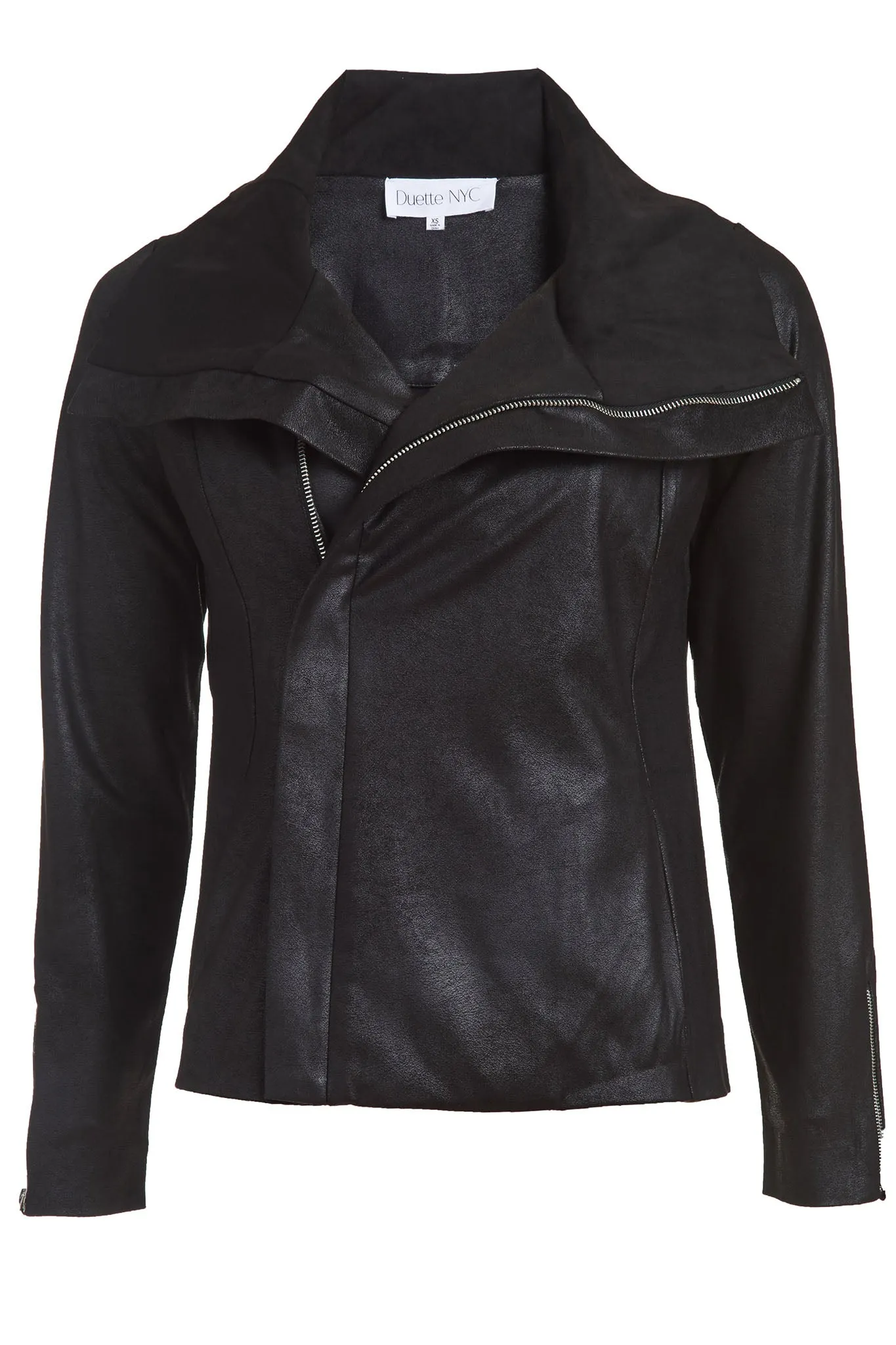 Vegan Matte Leather Biker Jacket - The Varick