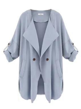 WealFeel Mixed Messages Button Trench Coat