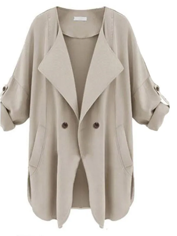 WealFeel Mixed Messages Button Trench Coat